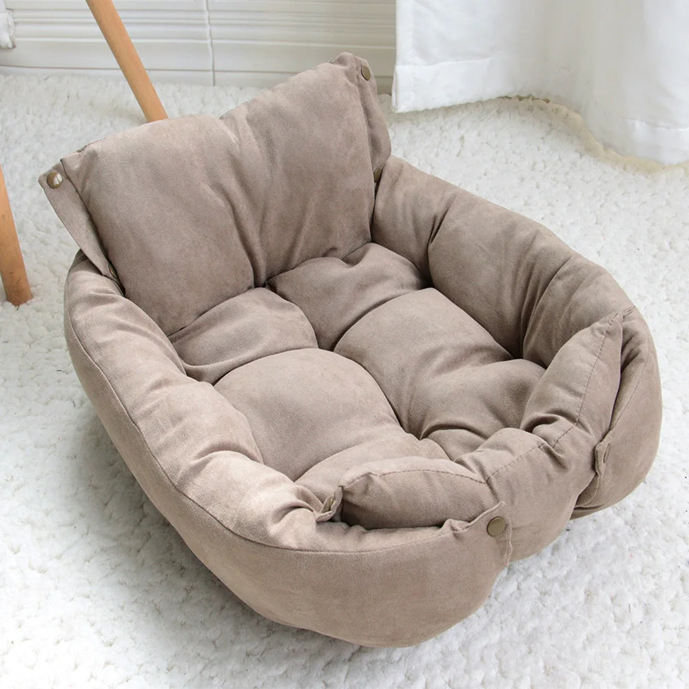Multifunction Dog Bed Mat 3 in 1 Soft Pet Cushion for Dogs and Cats Warm Winter Puppy Kitten Nest Kennel