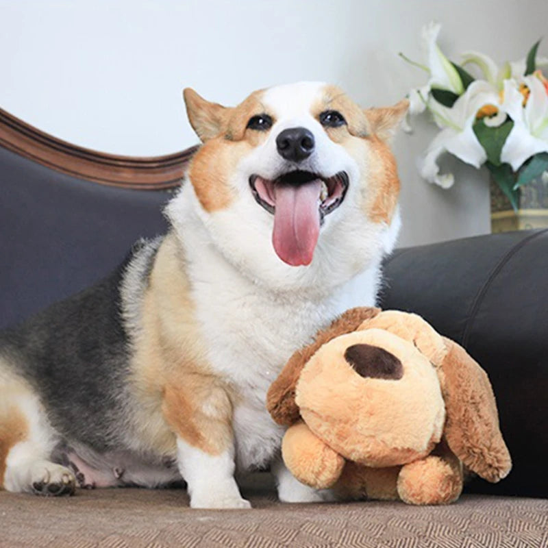 Heartbeat Puppy Plush Toy Comforting Snuggle Sleep Aid