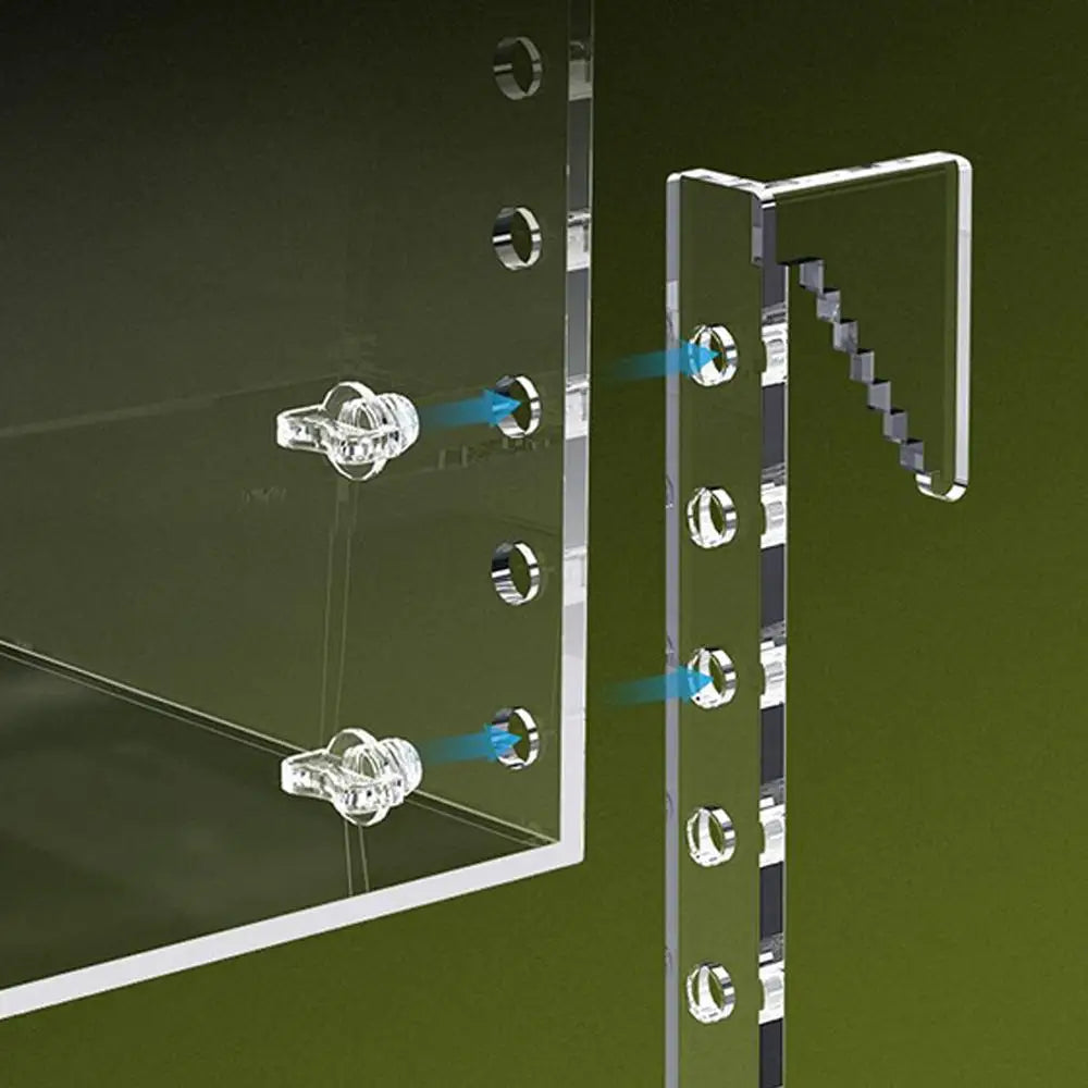 Turtle Basking Dock With Lid Hanging Habitat Cage Enclosure