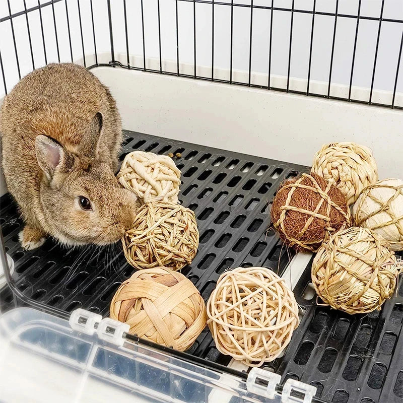 Natural Wood Chew Toys For Small Pets Rabbits Hamsters Rats