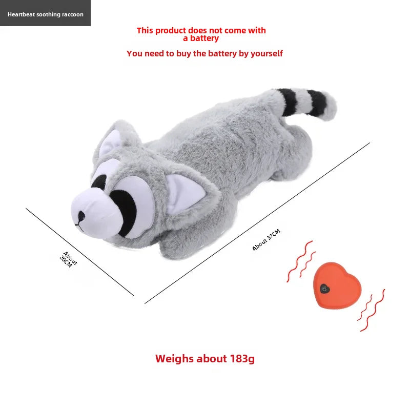 Dog Calming Plush Toy With Simulated Heartbeat For Puppies