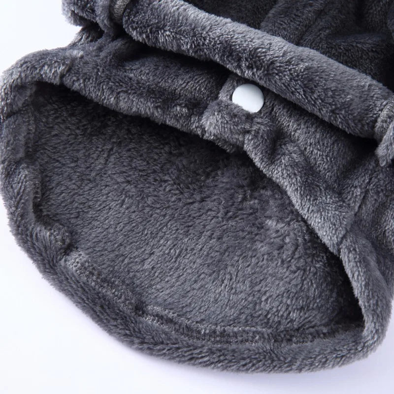 Hooded Dog Bathrobe Pajamas Soft Drying Towel For Pets