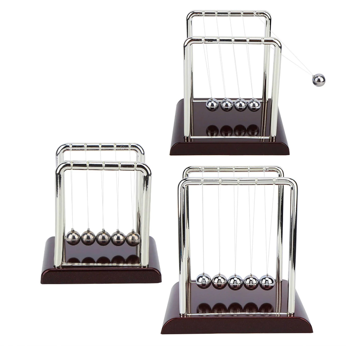 Square Shape Balance Pendulum Ball Toy Home Office Desk Table Ornament Gift