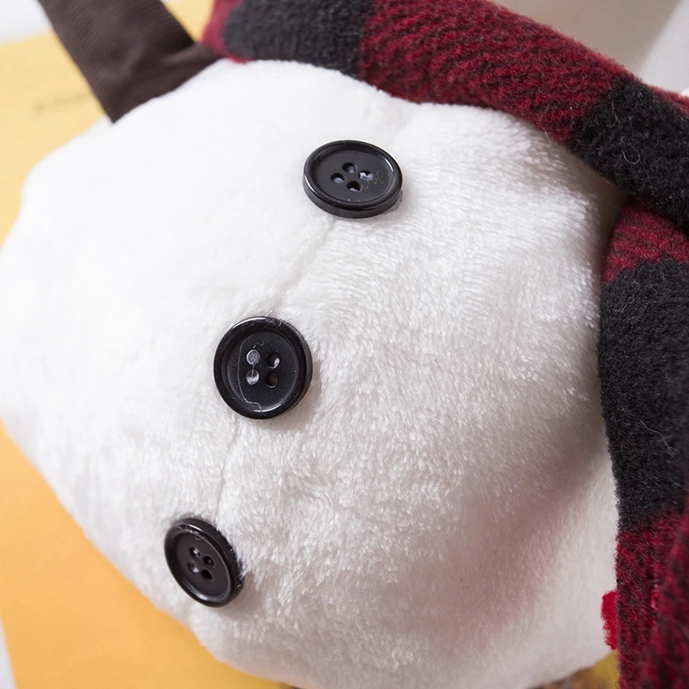 Christmas Snowman Dog Costume Outfits Winter Warm Puppy Cat Apparel for Small Medium Dogs Holiday Party Dressing Clothes
