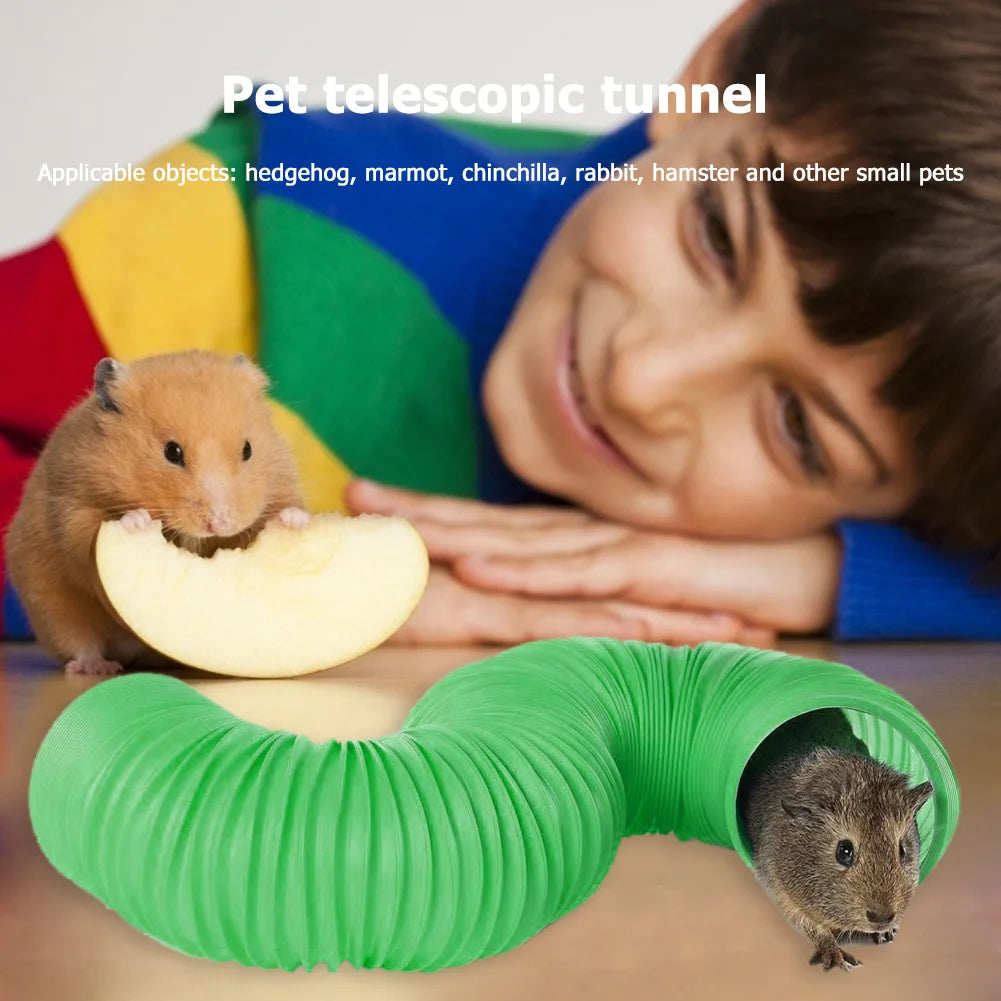Hign-concerned Collapsible Play Tunnel for Small Animals