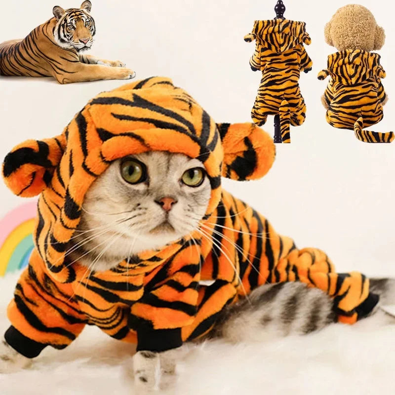 Thickened Fleece Pet Dog Clothes Jumpsuits For Small Dogs