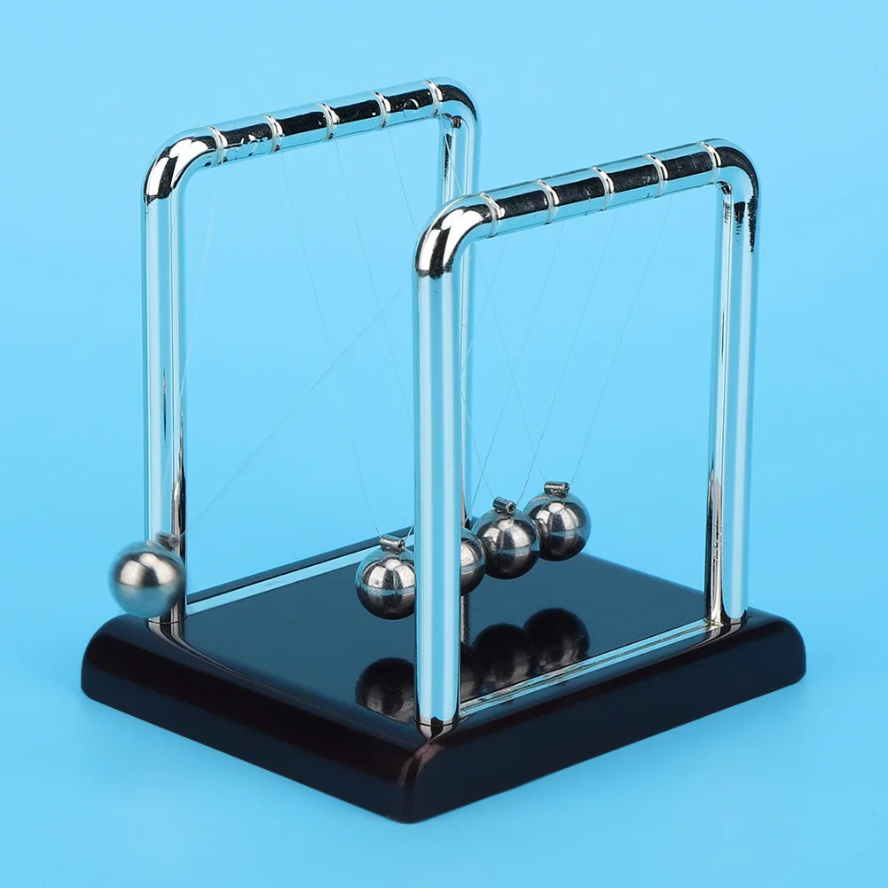 Square Shape Balance Pendulum Ball Toy Home Office Desk Table Ornament Gift