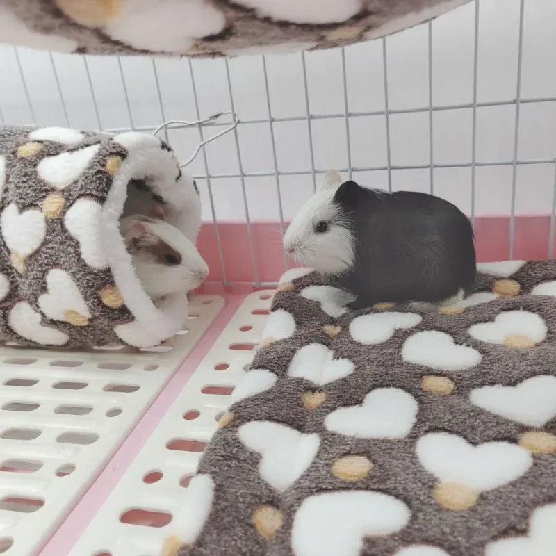 Ultra Soft Plush Pet Tunnel Nest Hamster Sugar Glider