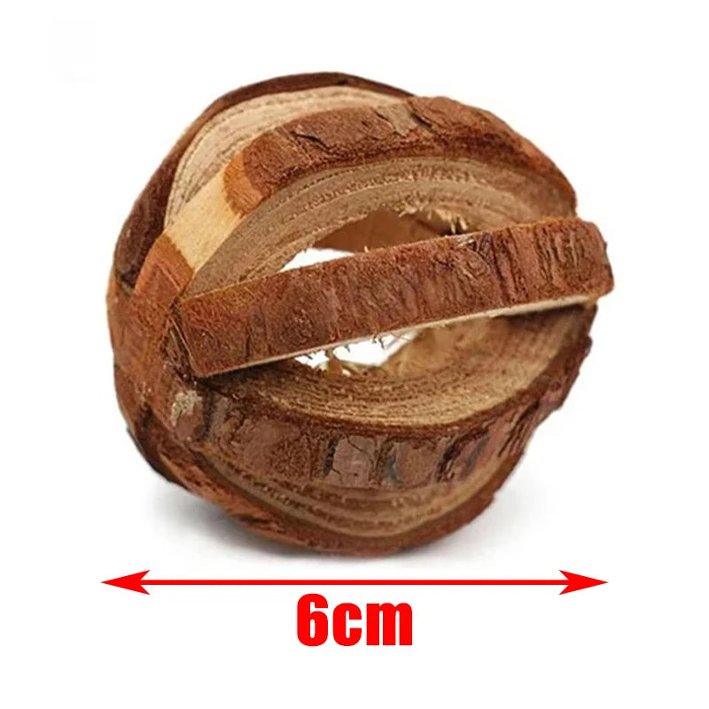 Natural Wood Chew Toys For Small Pets Rabbits Hamsters Rats
