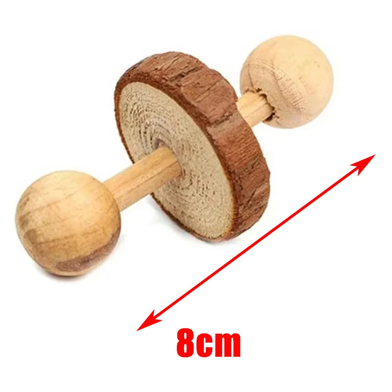 Natural Wood Chew Toys For Small Pets Rabbits Hamsters Rats