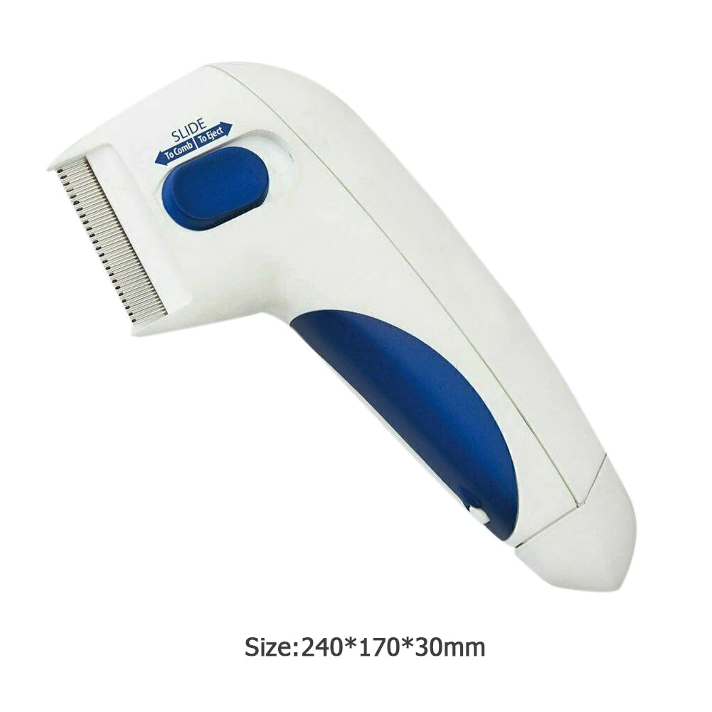 Pet Electric Terminator Brush for Cats and Dogs Anti Flea Lice Cleaner Electronic Comb