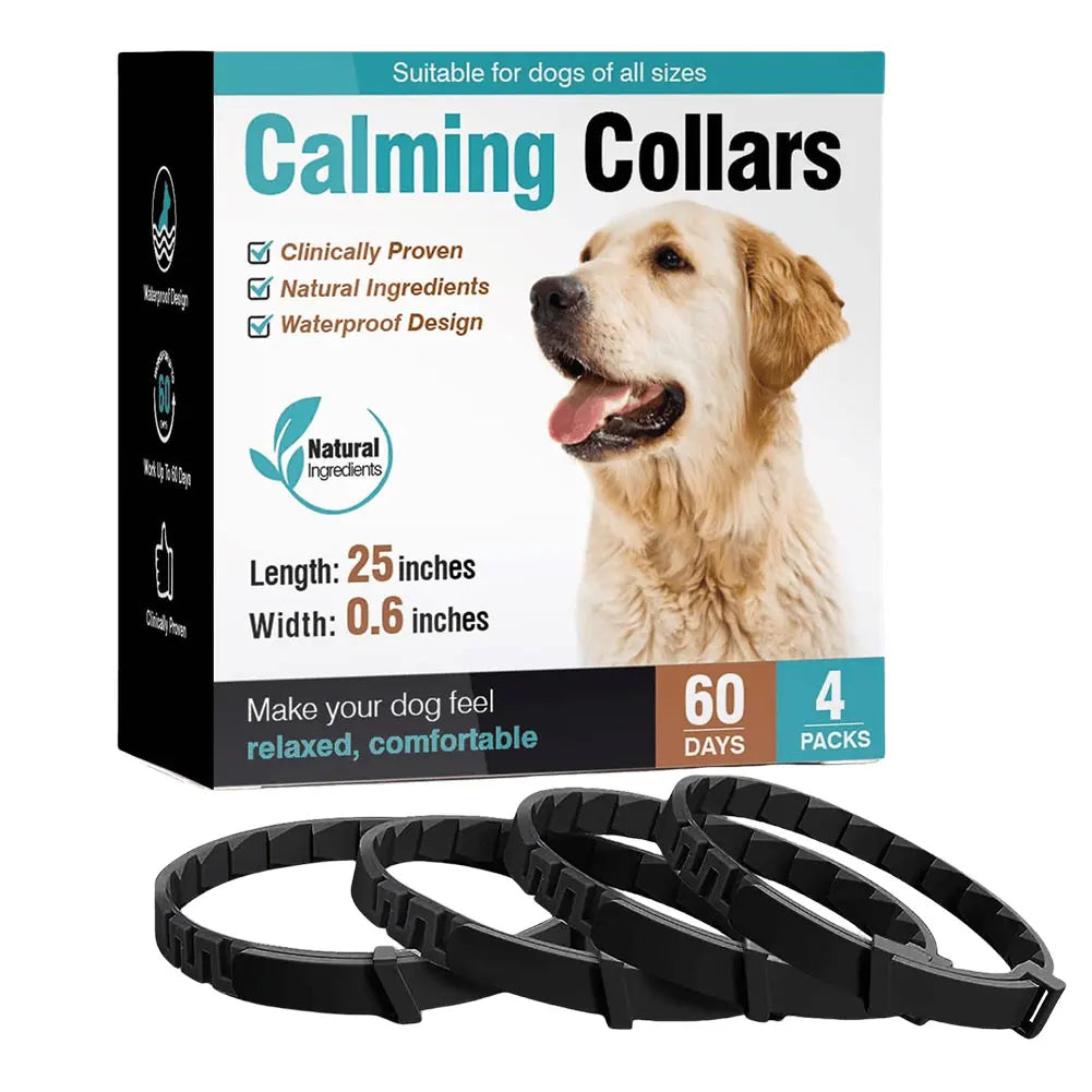Winnereco Pet Calming Collar for Cats and Dogs Stress Relief