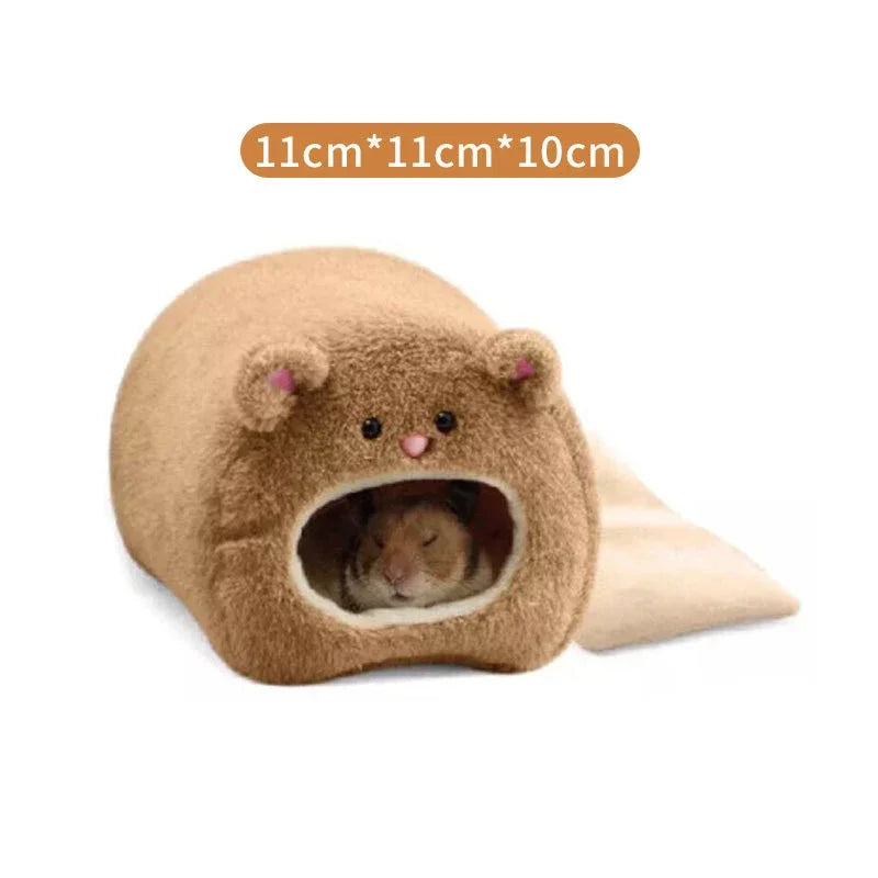 Hamster Soft Warm Bed Rat Hammock Pig Squirrel Winter Pet Toy Hanging Nest Mat House for Mice and Rats