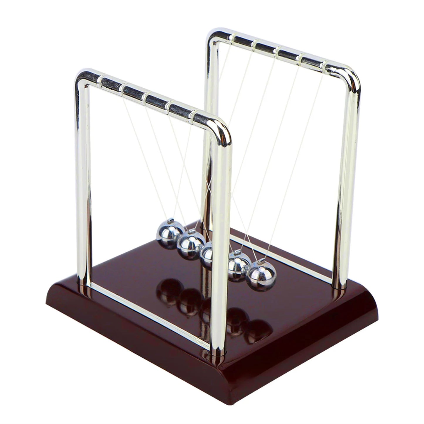 Square Shape Balance Pendulum Ball Toy Home Office Desk Table Ornament Gift