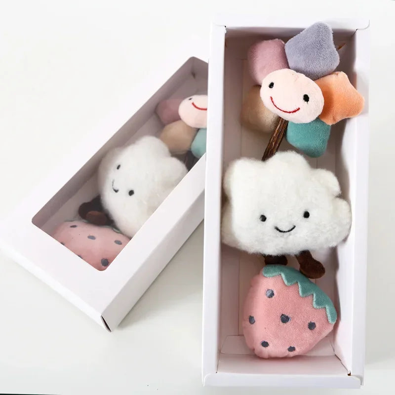 Interactive Cat Toy Catnip Polygonum Stick Bell Plush Gift