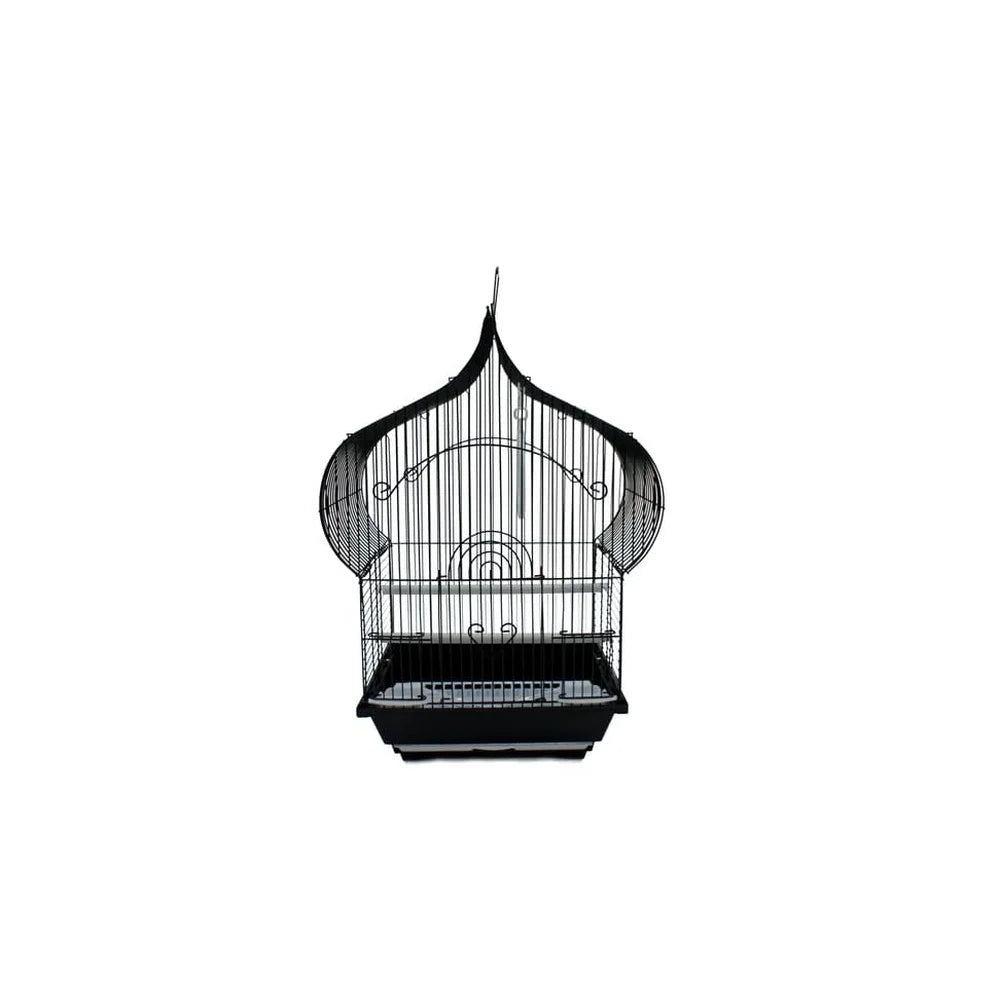 Medium Bird Cage with Sliding Door Feeding Cups Movable Perches Swing Easy Clean Ideal for Small Birds