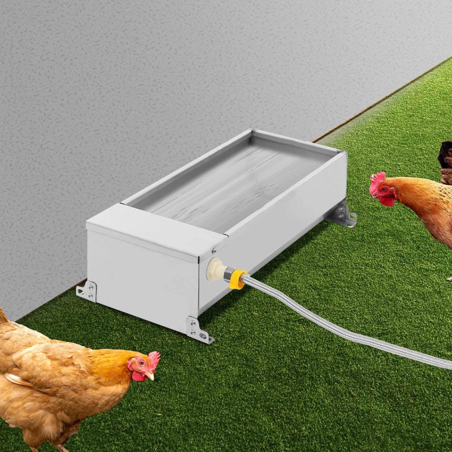 Automatic Livestock Water Tank Large Capacity Self Filling Dog Waterer Animal Drinking Bowl with Float Valve