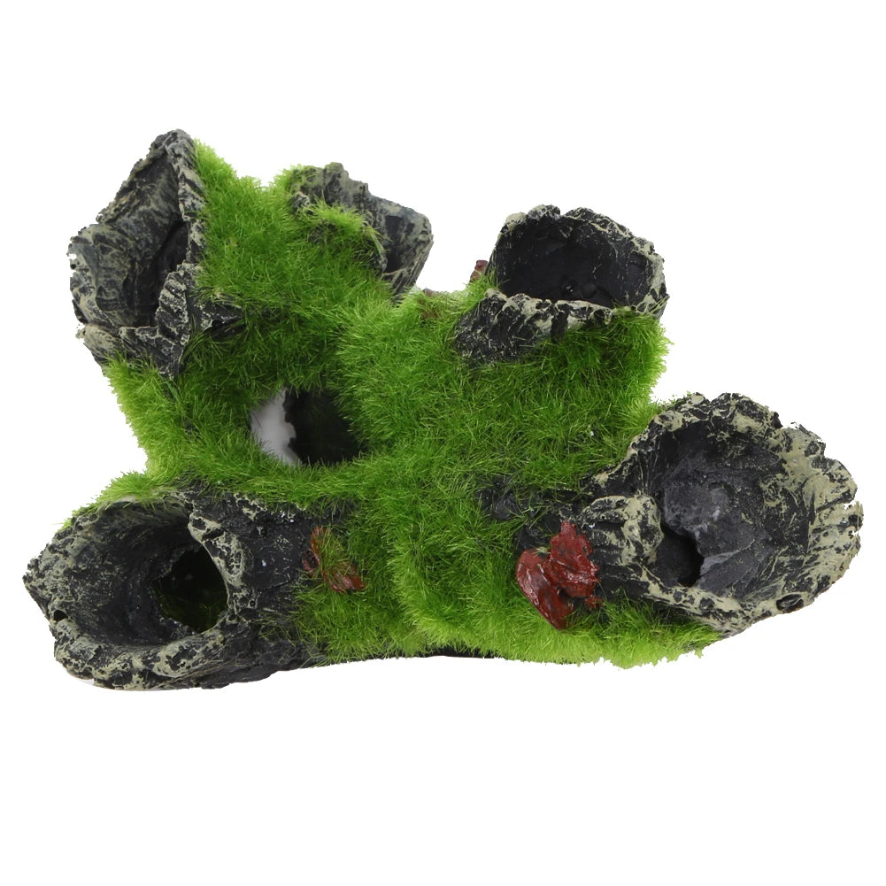 Resin Breeding Hiding Cave Ornament for Fish Tank Aquarium