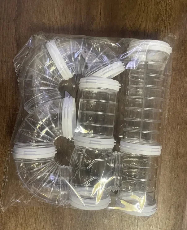 Hamster Toy Maze DIY Remodeled Cage Tubes Tunnel Set