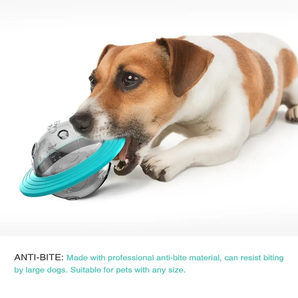 Flying Saucer Dog Toy Slow Feeder Puzzle Ball Training