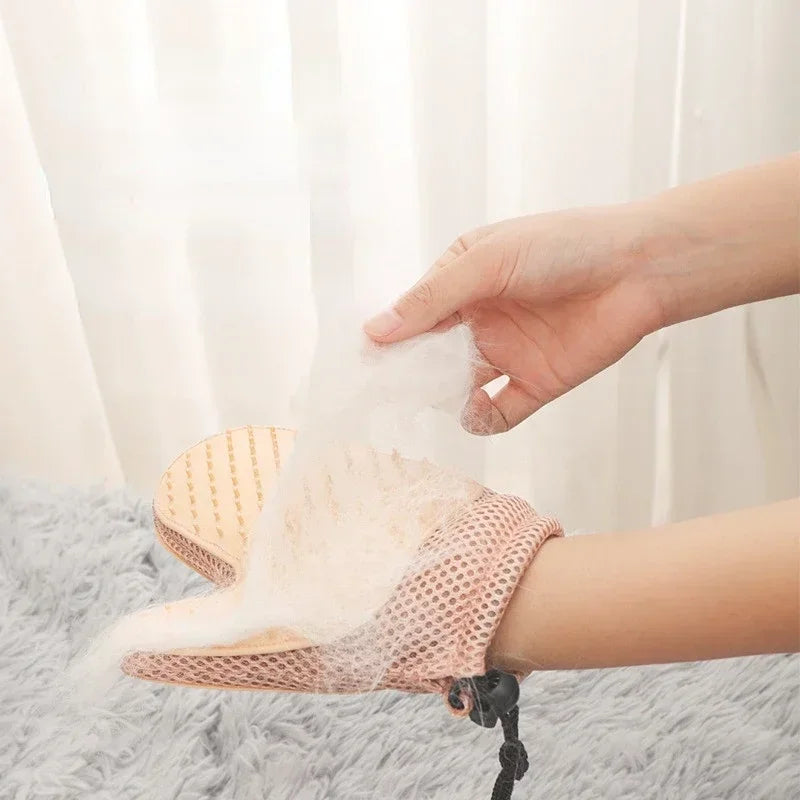 Pet Glove Cat Grooming Glove Hair Deshedding Brush Remover Dog Comb for Bath Clean and Massage