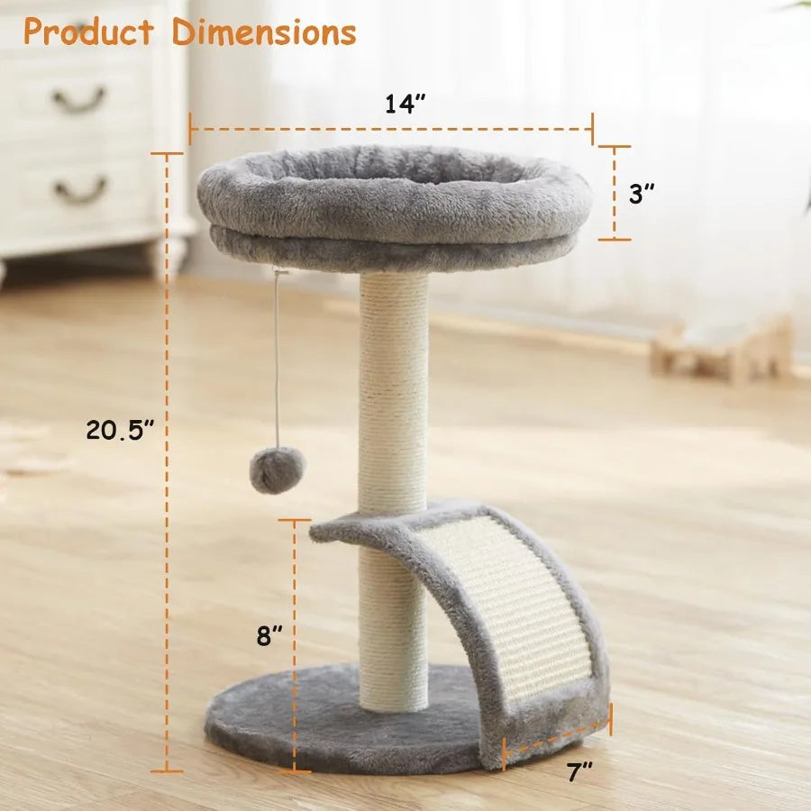 CN Guangdong Cat Tree Tower With Scratching Post Indoor Cats