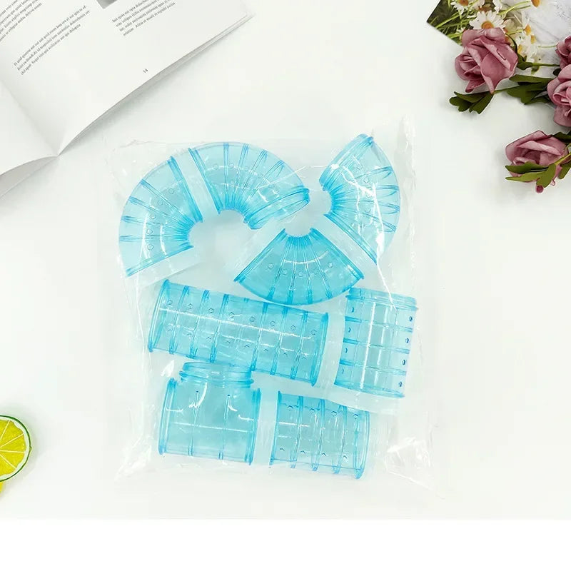 Hamster Toy Maze DIY Remodeled Cage Tubes Tunnel Set