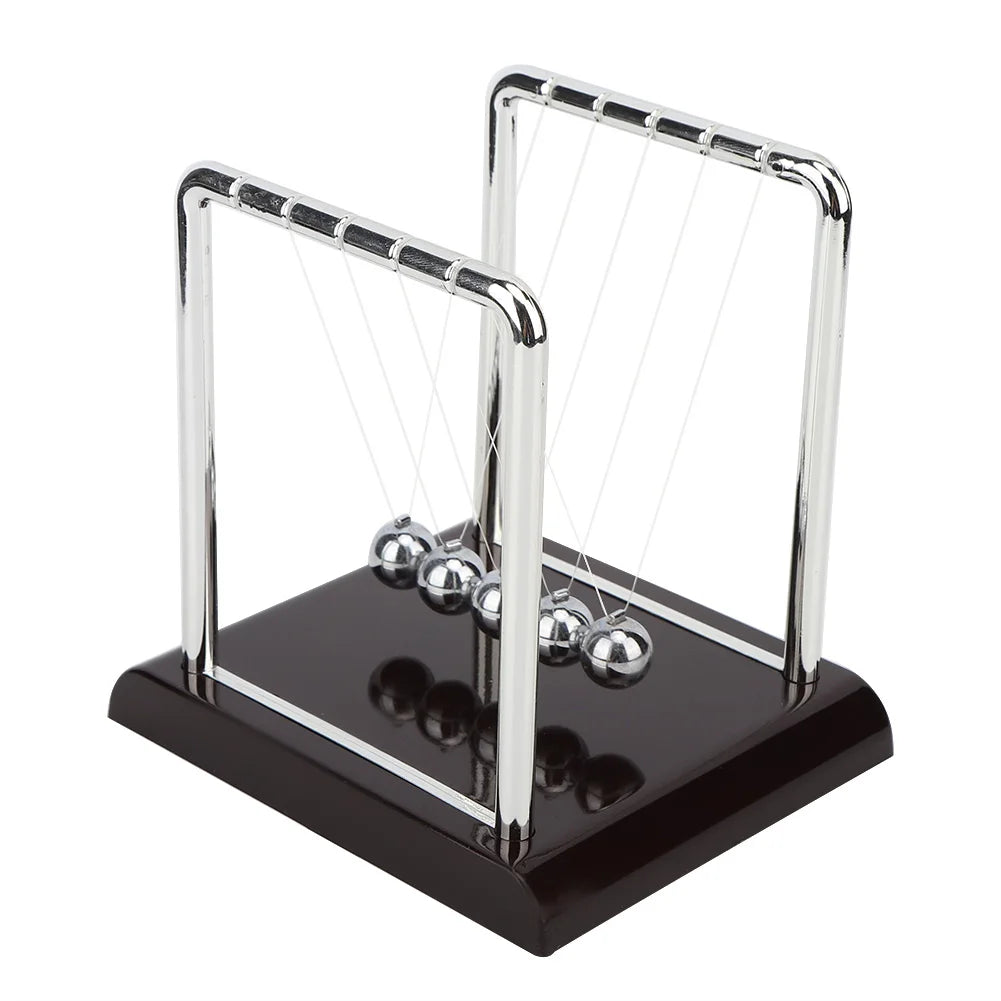 Square Shape Balance Pendulum Ball Toy Home Office Desk Table Ornament Gift