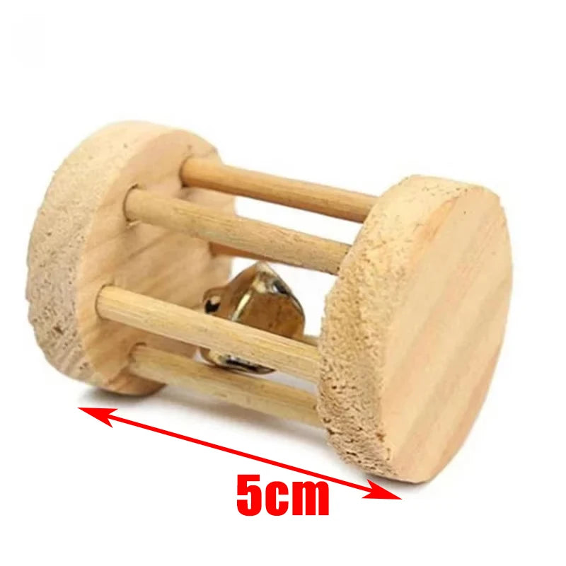 Natural Wood Chew Toys For Small Pets Rabbits Hamsters Rats