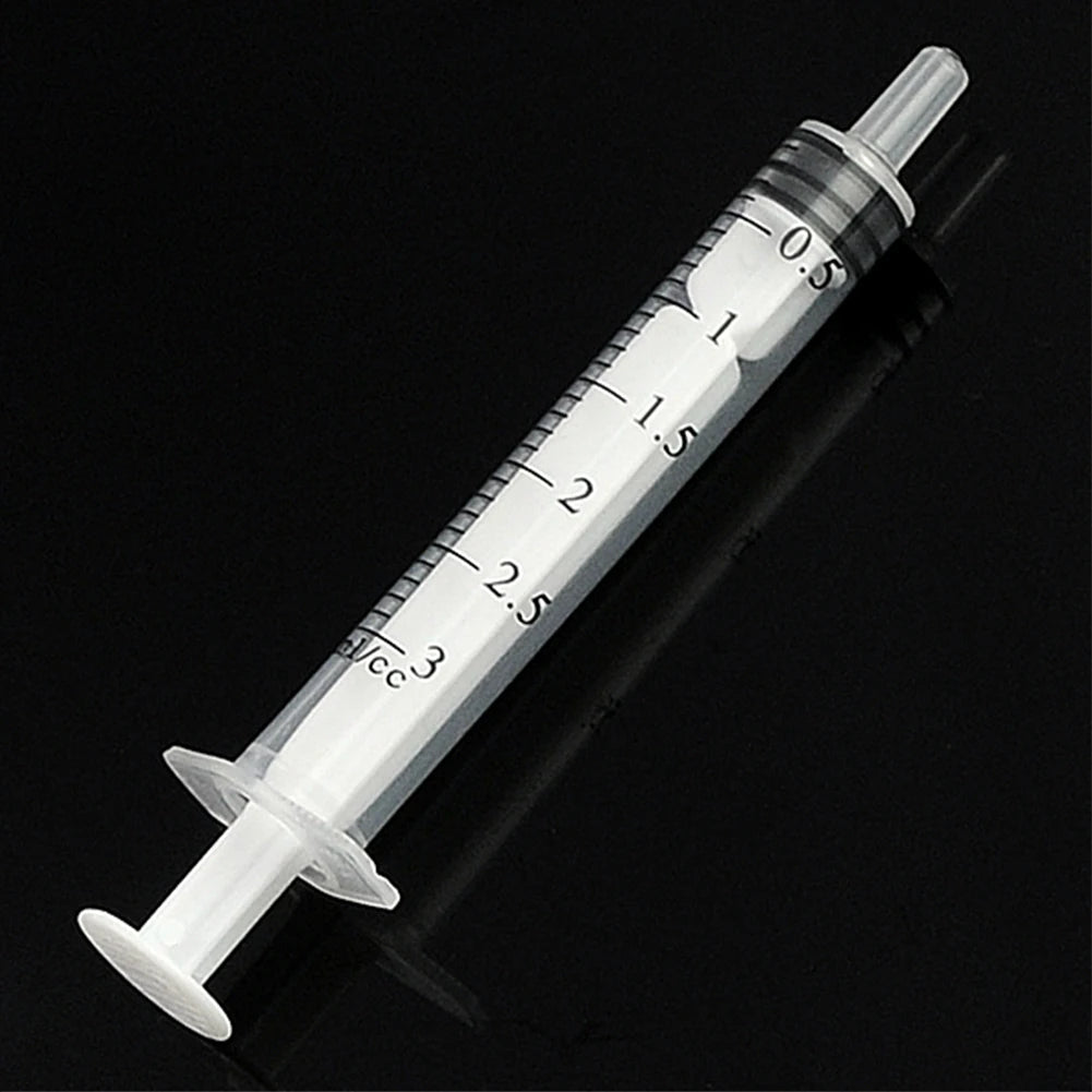 50Pcs 3Ml Plastic Nutrient Syringes For Hydroponic Measuring