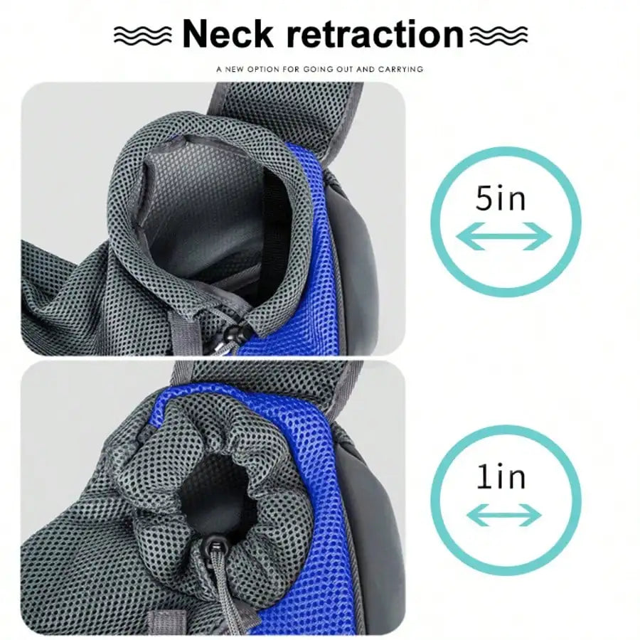 Breathable Pet Backpack Carrier Crossbody Outdoor For Cat And Dog