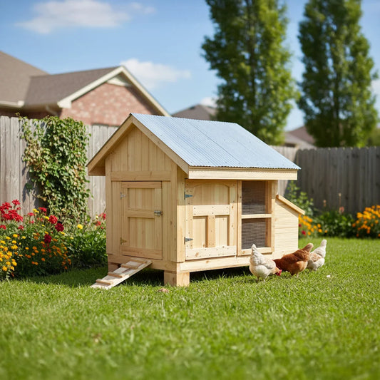 Hign-concerned Chicken Coop Printed Plans DIY Guide