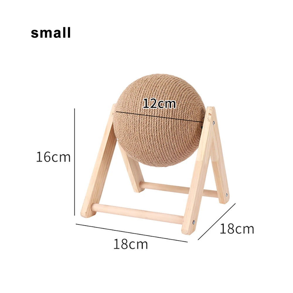 Jiangsu Cat Scratching Ball Toy Kitten Sisal Rope Ball Board Wear Resistant