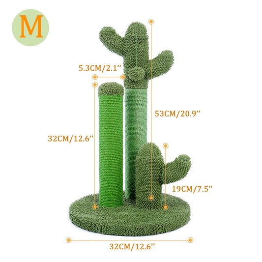 H228cm Cat Tree Toy Condo Multi-Layer Climbing Tower with Hammock Solid Wood Post for Cats