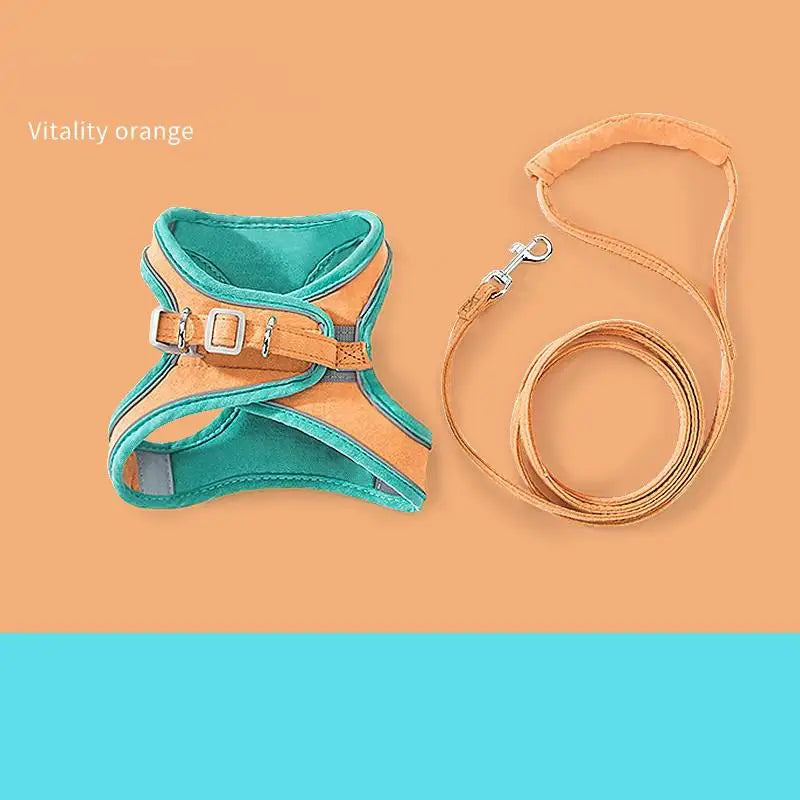 Pet Leash Night Fluorescent Vest Type Cat Universal Chest Harness Dog Chain Supplies for Walking