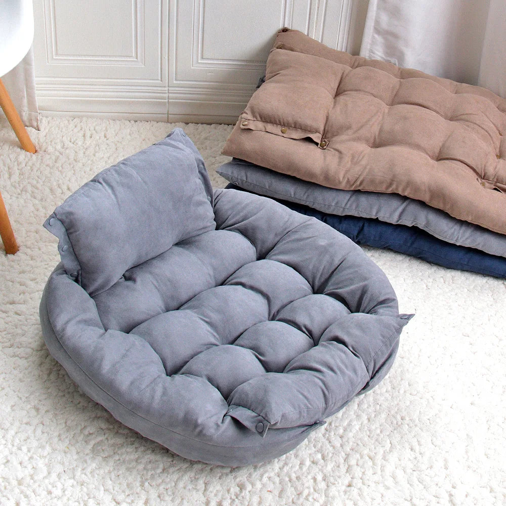 Multifunction Dog Bed Mat 3 in 1 Soft Pet Cushion for Dogs and Cats Warm Winter Puppy Kitten Nest Kennel
