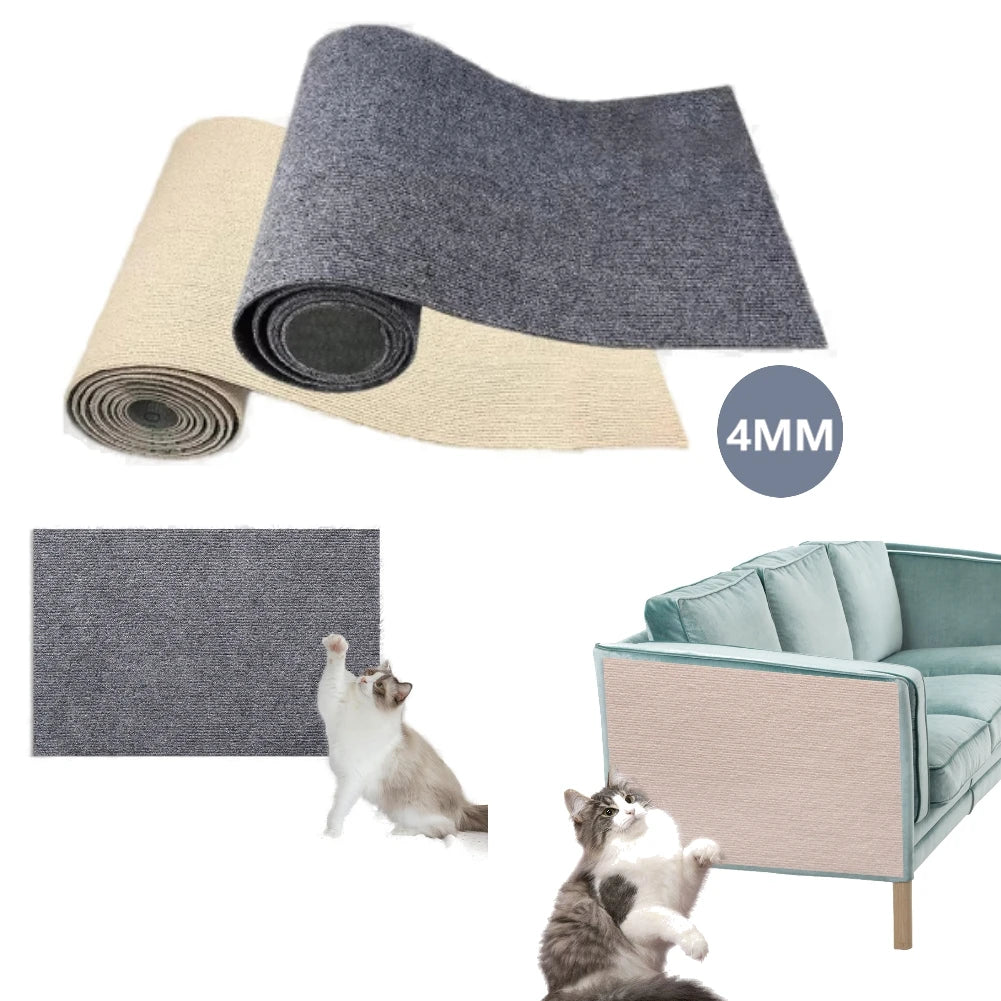 Self-Adhesive Carpet Cat Scratcher Board Sofa Protector