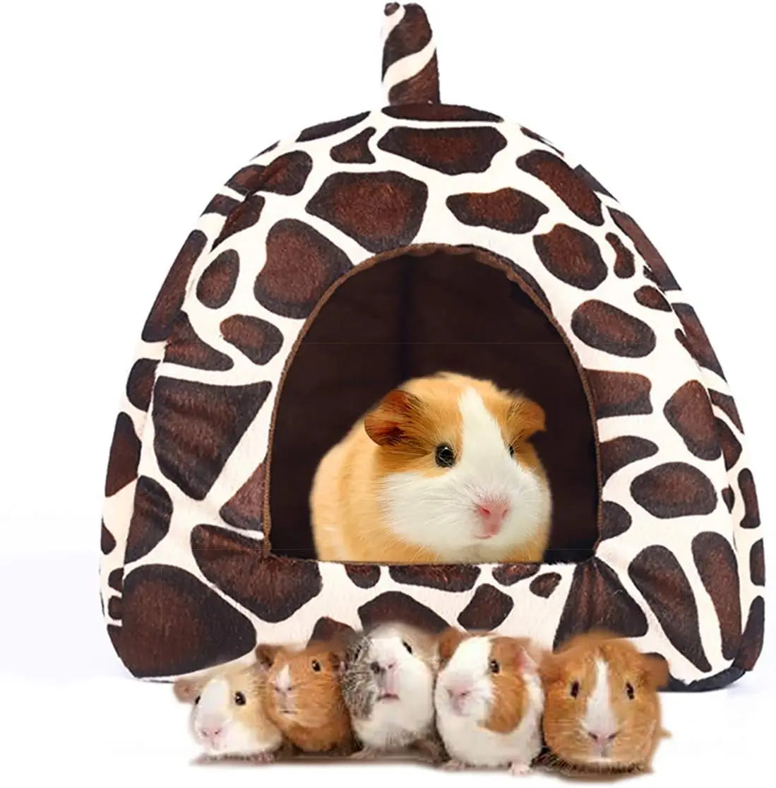 Small Dog Cat House Soft Pet Bed Kennel Strawberry Shape Puppy Tent Warm Cushion Basket for Kitten Sleeping