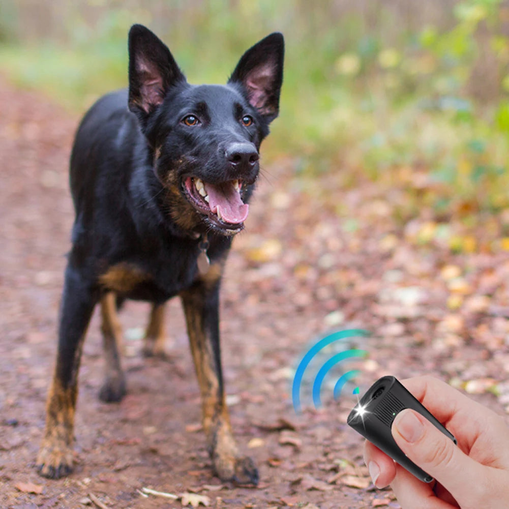 APWIKOGER Ultrasonic Dog Bark Deterrent Device Long Range Rechargeable