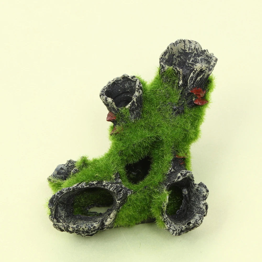 Resin Breeding Hiding Cave Ornament for Fish Tank Aquarium