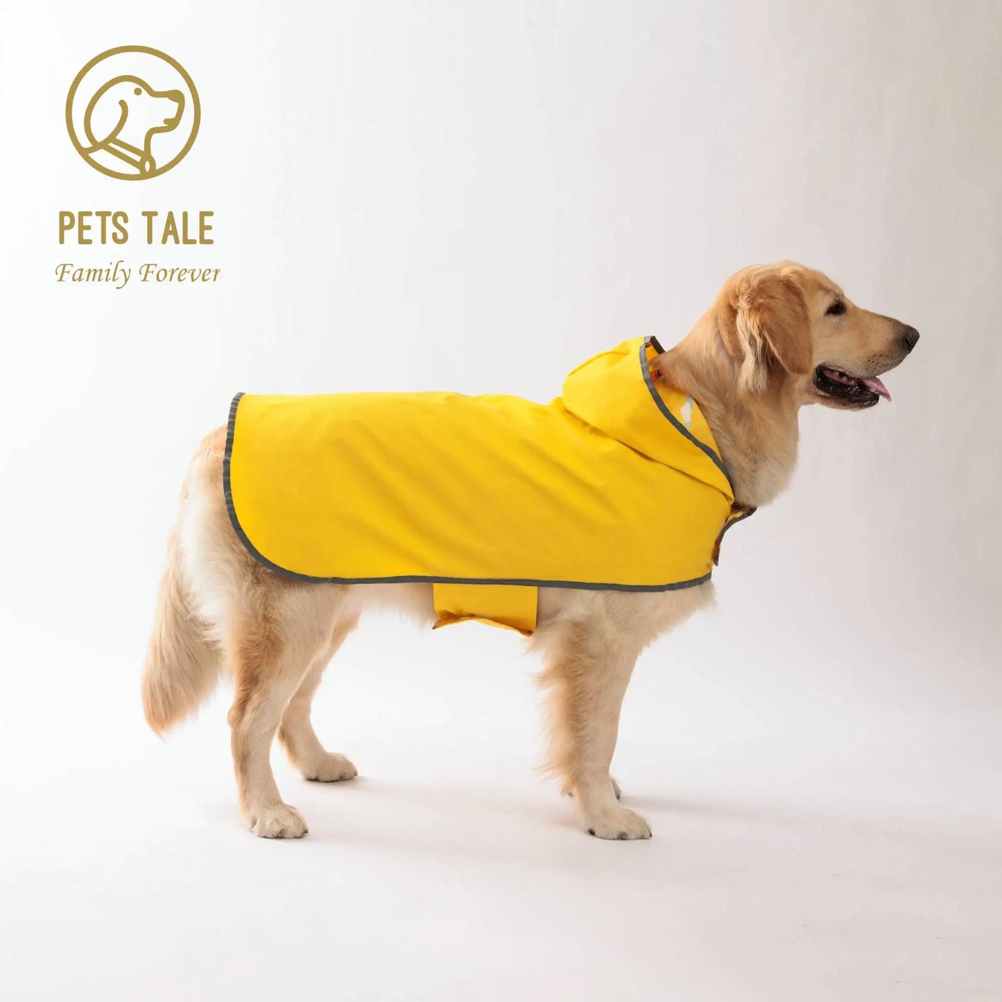 PETS TALE All Weather Dog Raincoat Waterproof Durable Coat