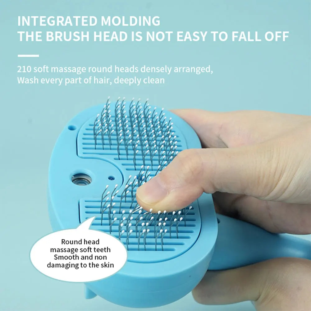 Cat Steam Brush Hair Remover Brush Multi-Function Cat Grooming Brush Cat Shedding Comb Dematting Comb Pet Supplies