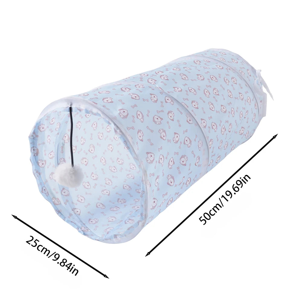 Cat Tunnel Tube Foldable Cat Toys For Interactive Fun