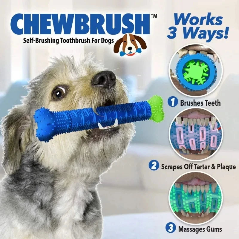 Dog Tooth Grinding Stick Food Grade Rubber Chew Toy Teeth