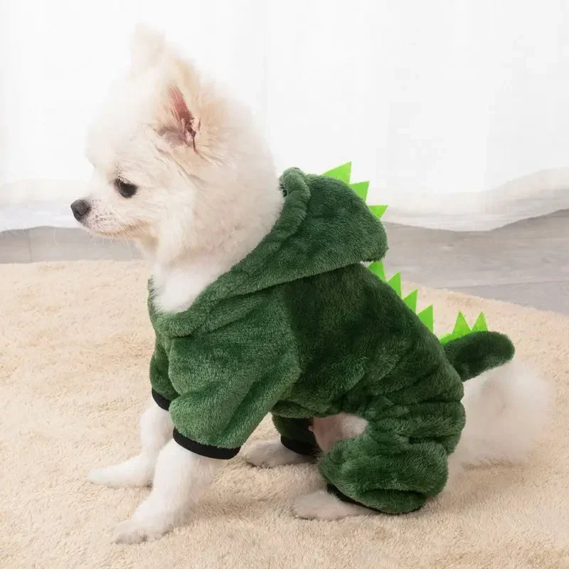 Thickened Fleece Pet Dog Clothes Jumpsuits For Small Dogs