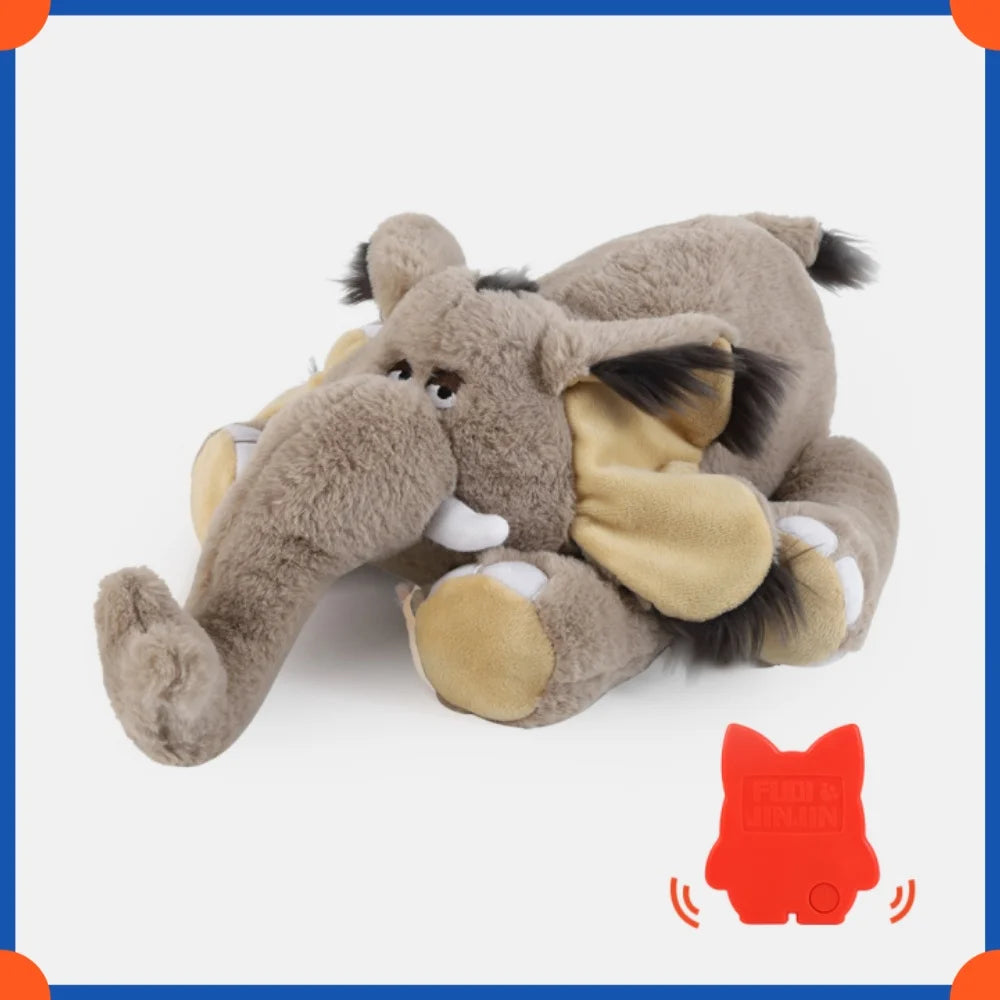 Fuled Christmas Puppy Heartbeat Plush Toys For Dog Training
