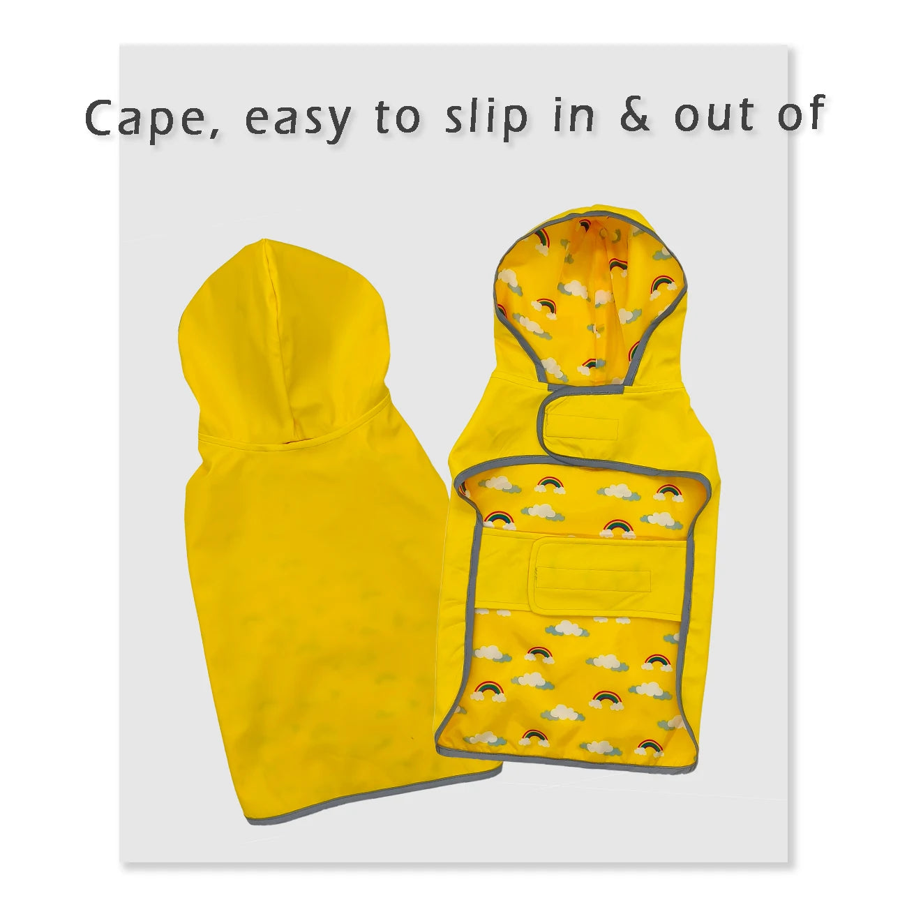 PETS TALE All Weather Dog Raincoat Waterproof Durable Coat