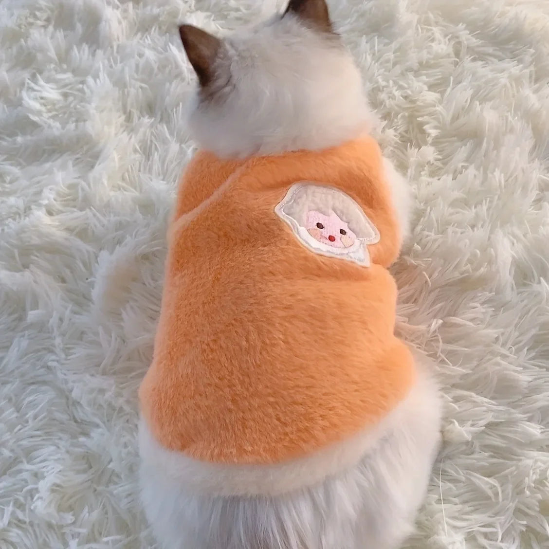 BeiYu Pet Winter Cat Vest Sweater For Kittens And Dogs