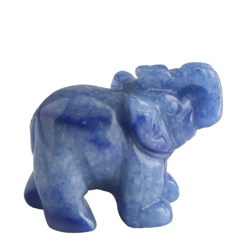 Choice Jade Lucky Elephant Feng Shui Statue Ornament