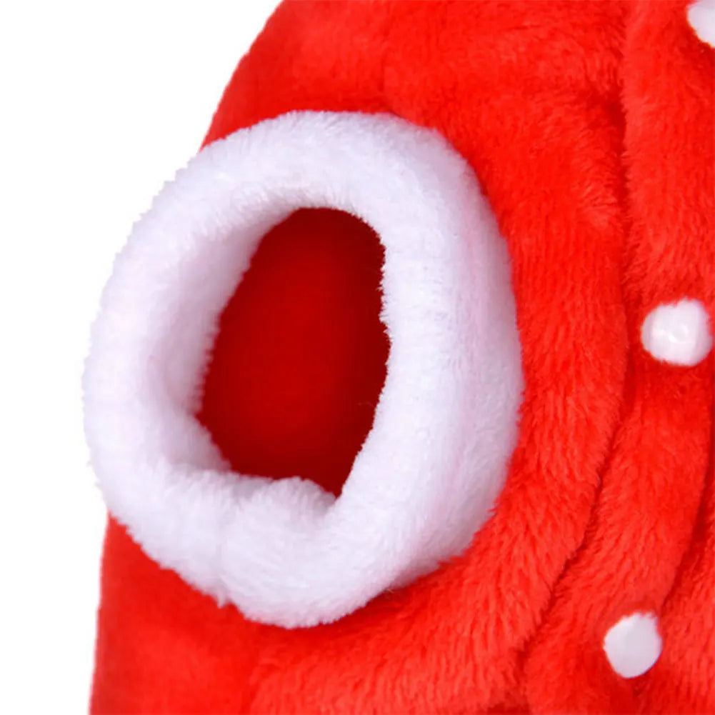 Christmas Pet Clothes Winter Dog Hoodie Coat for Small Dogs